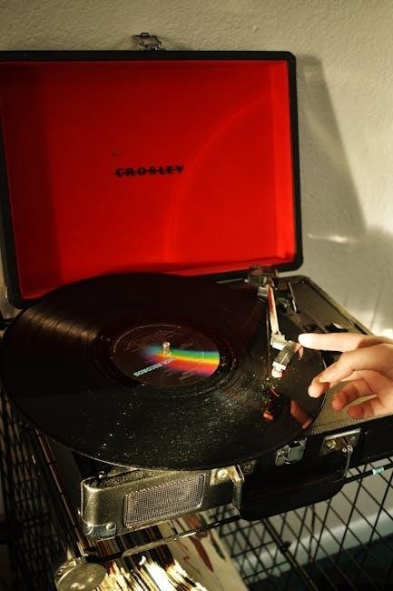 crosley turntable instruction manual